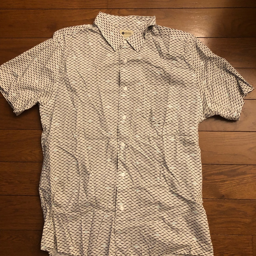 Haggar shark button up